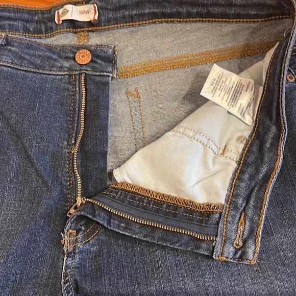 Dickies 16 RG skinny med blue denim jeans with zip and button close - Picture 11 of 11